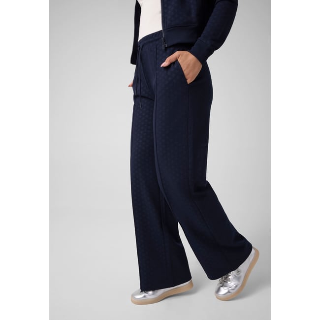 Pantalon De Survêtement À Imprimé Intégral bleu foncé <span itemprop=