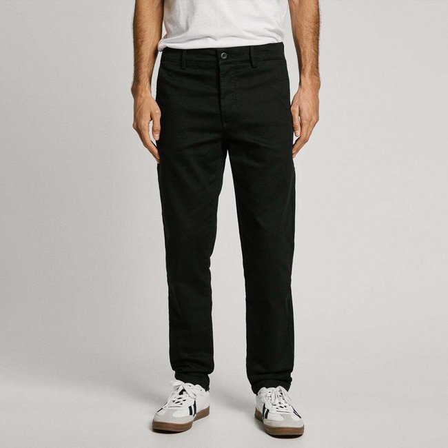 Pantalon Chino Coupe Slim noir <span itemprop=