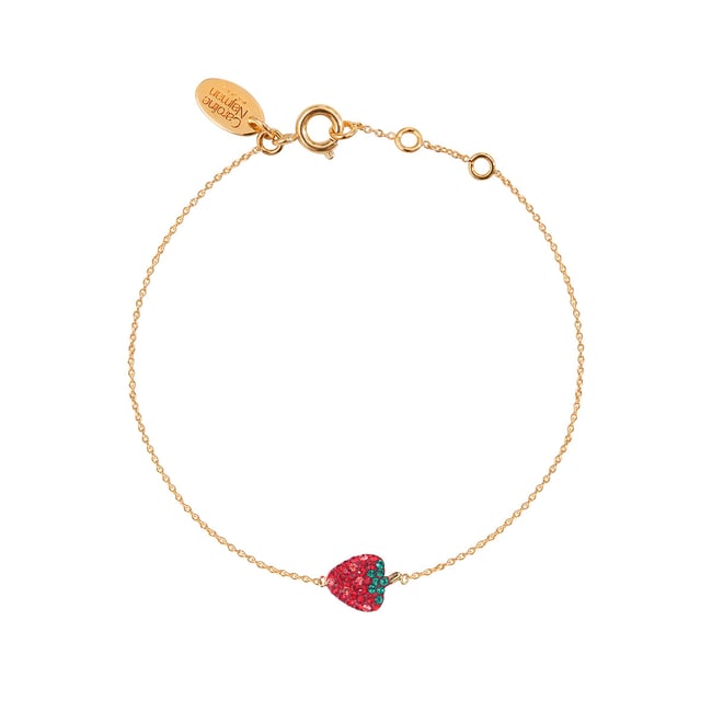 Bracelet kuchi fraise multicouleur <span itemprop=