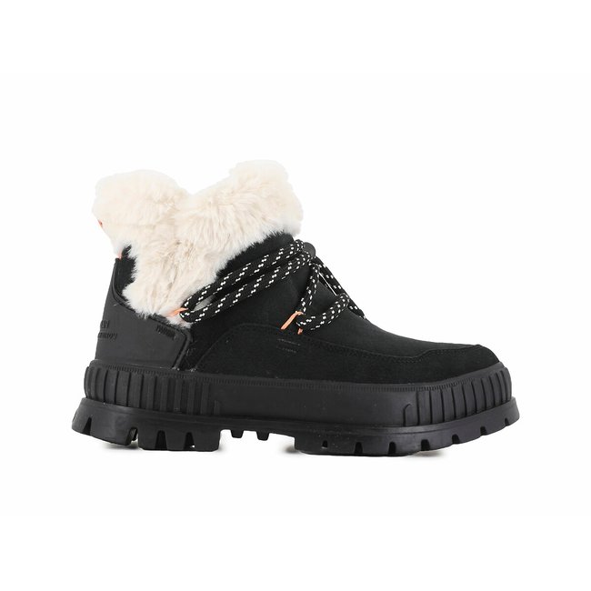Pallashock Winter Ankle Boots with Faux Fur Lining, black, PALLADIUM