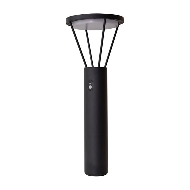 Lampe solaire en aluminium moderneLED Couleur noir sable <span itemprop=