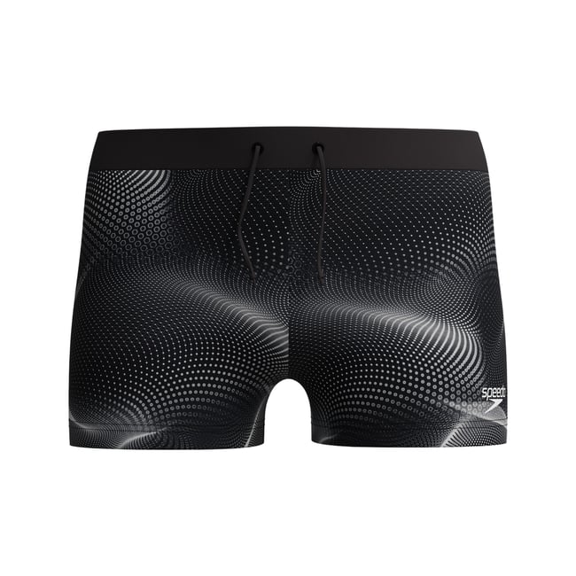 Short de bain motif/style à pois VALMILTON noir <span itemprop=