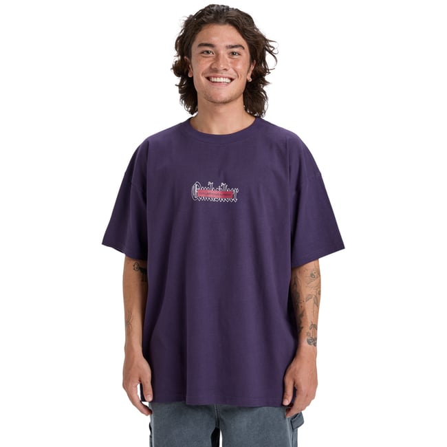 T-shirt à manches courtes MERCURY DOUBLE UP violet purple velvet <span itemprop=