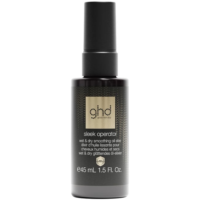 Soin capillaire Élixir lissante pour cheveux humides : protection thermique pour un fini soyeux et brillant. - GHD