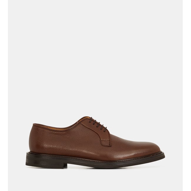Derbies opera en cuir goodyear marron <span itemprop=