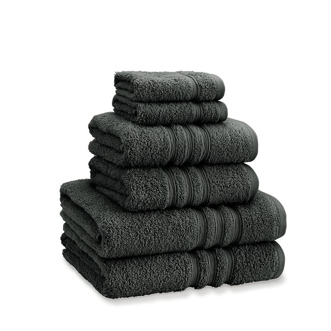 Zero Twist 6 Piece Towel Bale, charcoal, CATHERINE LANSFIELD