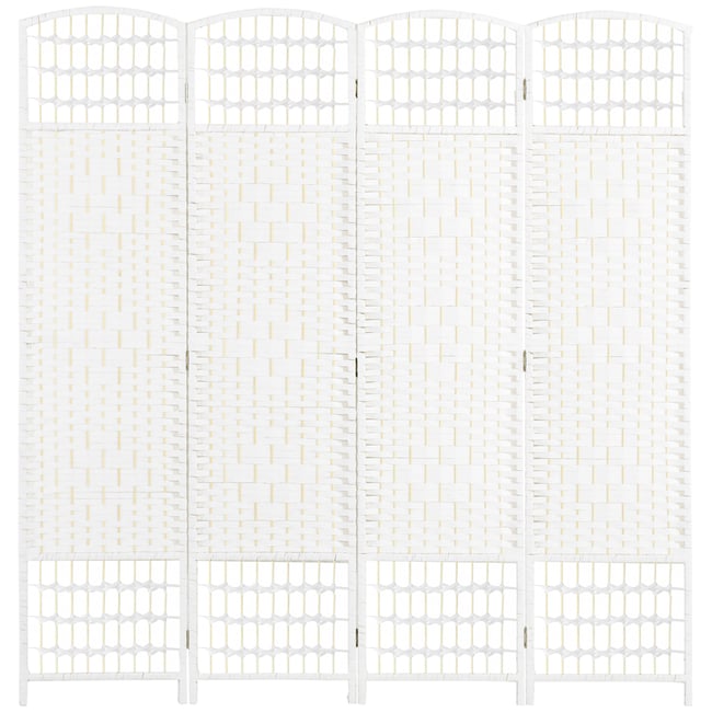 Cloison de séparation Bois Blanc Couleur blanc <span itemprop=