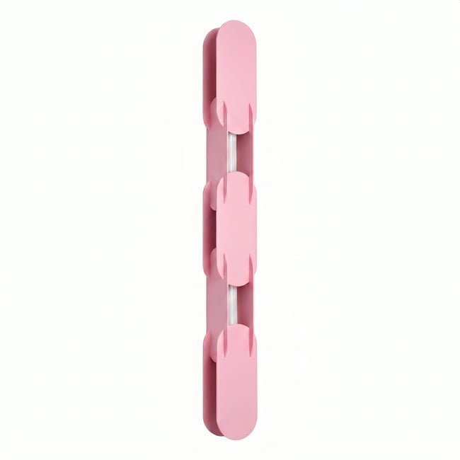 Applique murale Acier Rose LED 1 Chain Couleur rose <span itemprop=