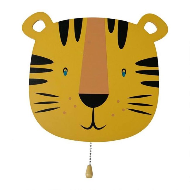 Applique murale bois tigre LED Couleur jaune <span itemprop=