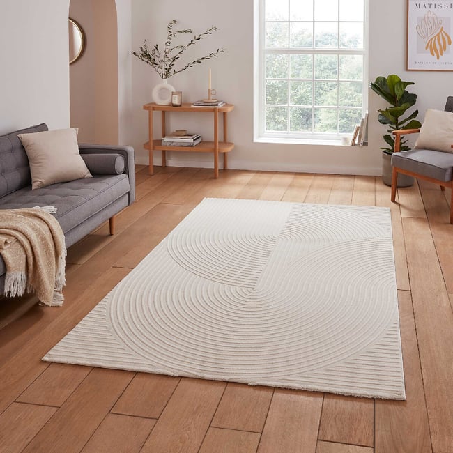 Abstract Spiral Super Soft Washable Rug - SO'HOME