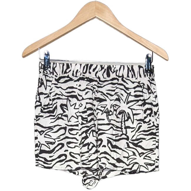 Short Jean Blanc H&M Taille 38 - Occasion Très Bon état