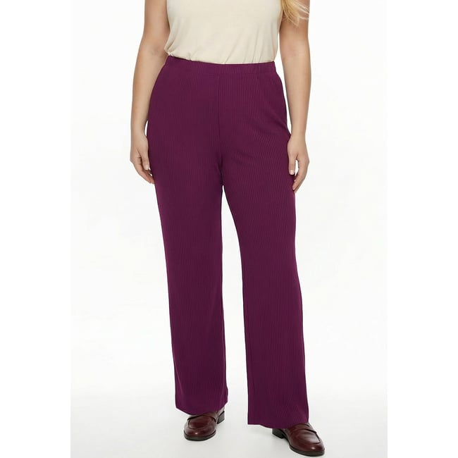 Pantalon Flare Fit violet <span itemprop=