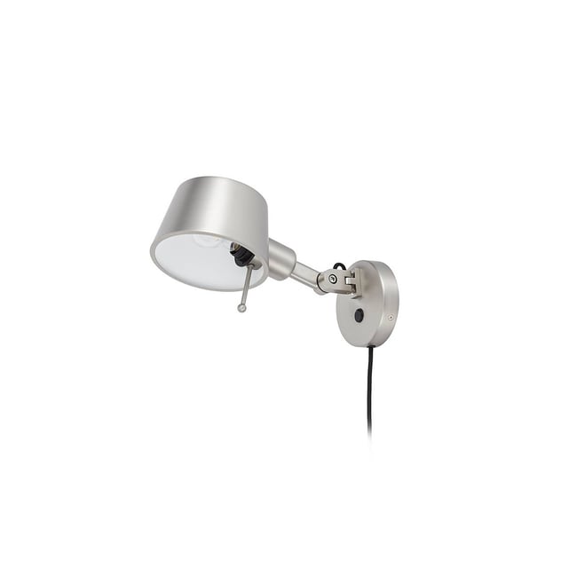 Applique en métal moderne, Silka Couleur nickel satiné <span itemprop=