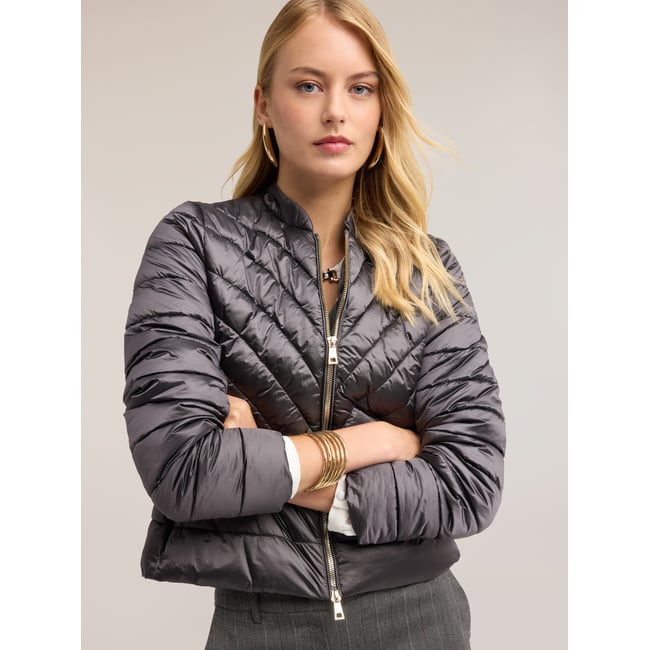 Veste matelassée légère courte avec col montant - MOTIVI