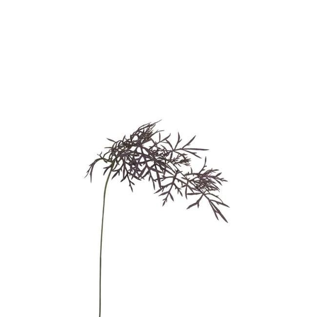 Feuillage artificiel herbe tombante H70 Couleur rouge <span itemprop=