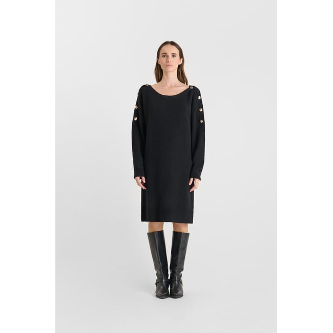 Robe droite CARMENA black <span itemprop=