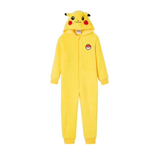 Combinaison pyjama Pikachu jaune <span itemprop=