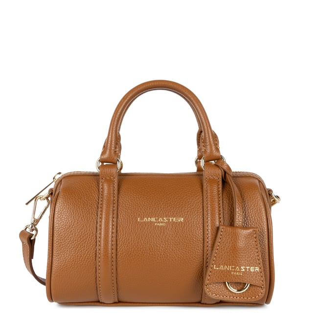 Sac polochon zippé en cuir, MILANO ANA S - LANCASTER