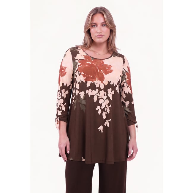 Tunique avec manches longues multi <span itemprop=
