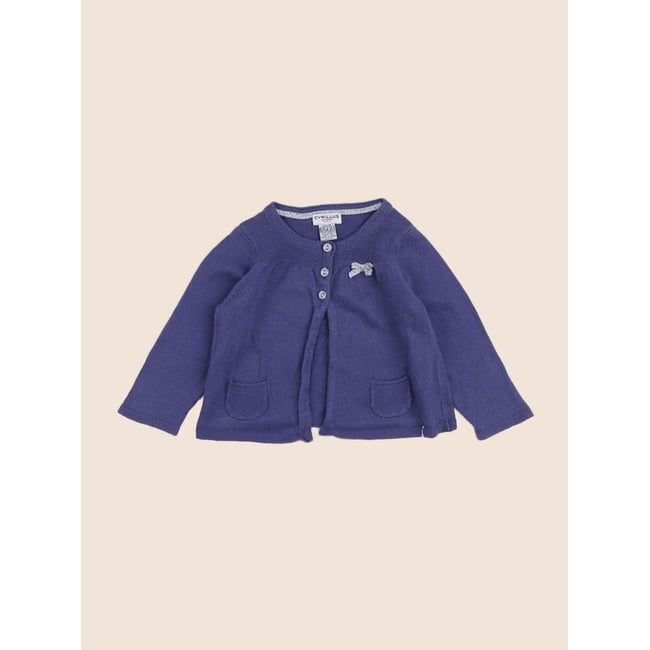 Gilet - Etat satisfaisant bleu <span itemprop=