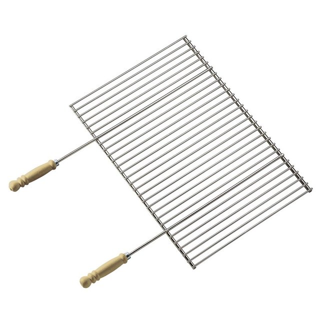 Grille de barbecue professionnelle  58,5 x 40 cm inox <span itemprop=