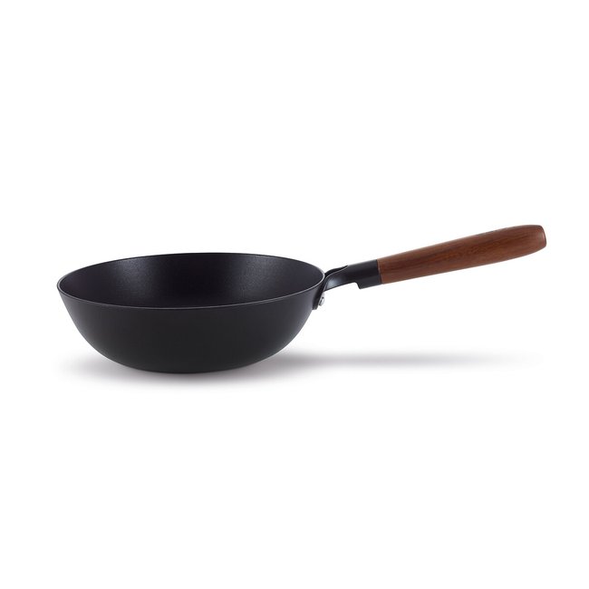 Mandala Iron Wok, black, BEKA