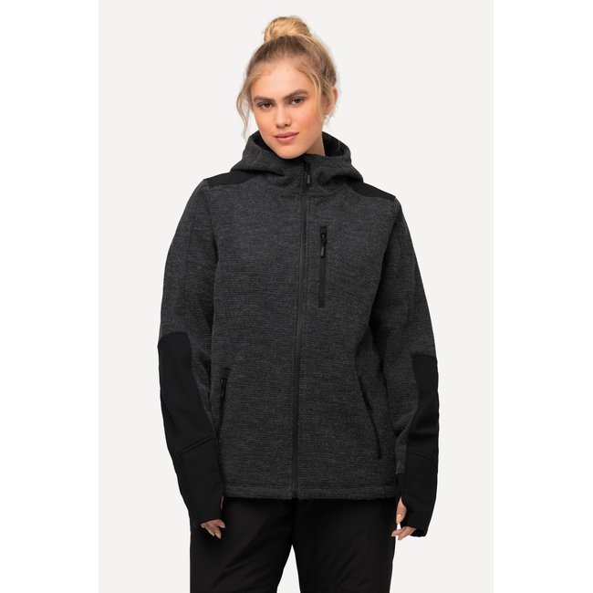 veste polaire technique noir <span itemprop=
