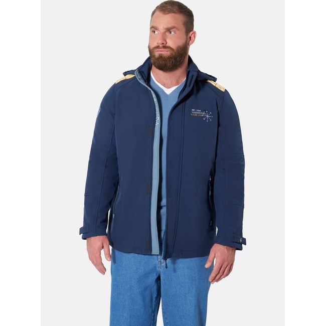 Veste Softshell PEKKOR bleu foncé <span itemprop=
