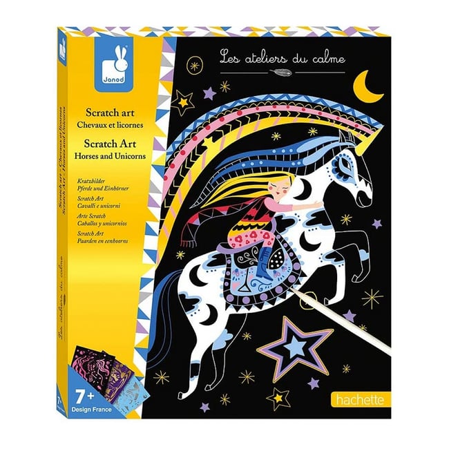 Scratch Art - Chevaux et licornes - JURATOYS