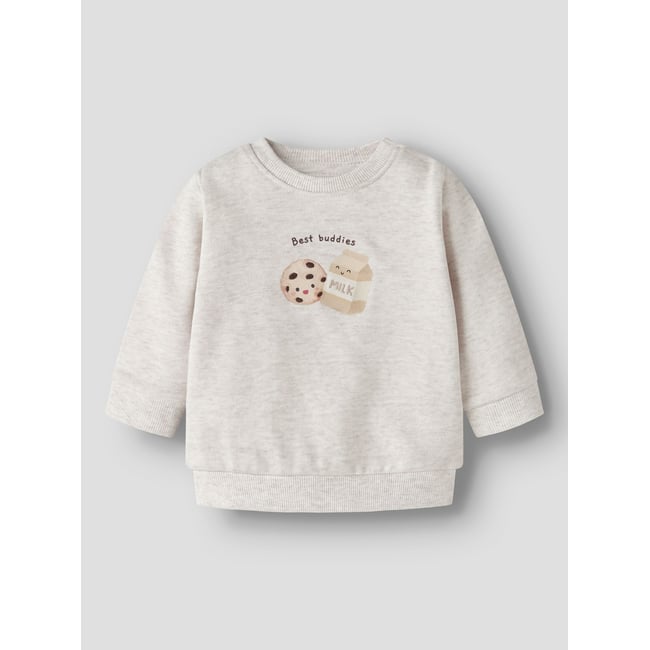 Sweat-Shirt peyote melange <span itemprop=