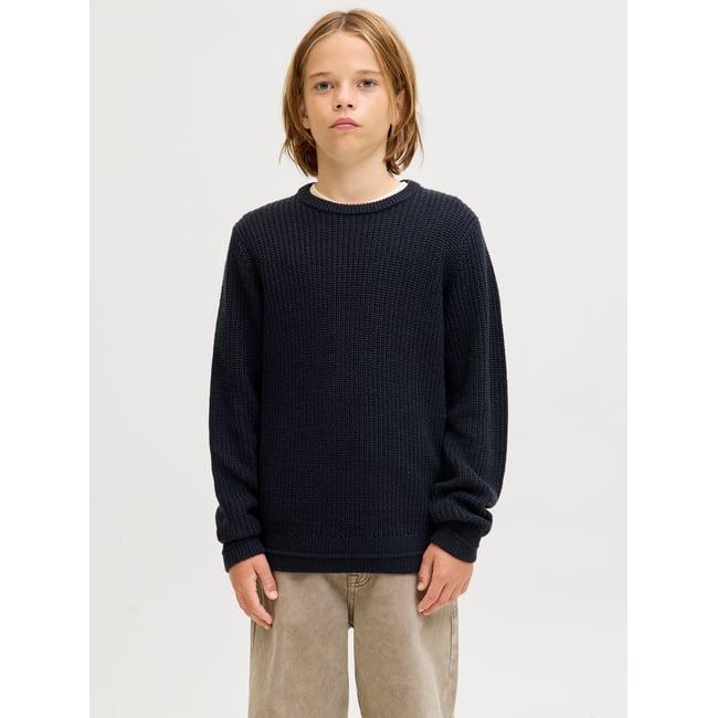 Pull En Maille sky captain <span itemprop=