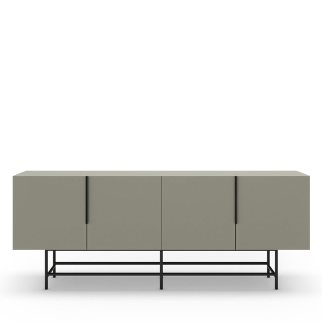Buffet 4 portes en bois et métal L200cm - Vintara - DRAWER