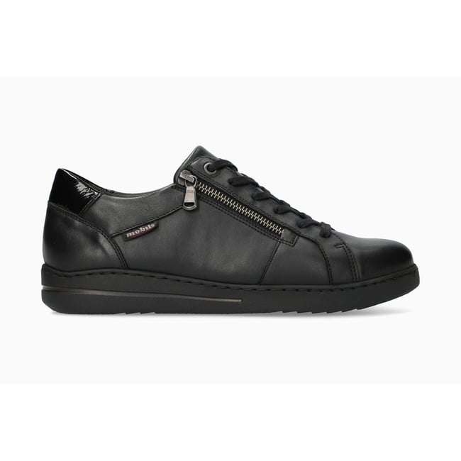 Baskets en cuir GAELIA noir p5150 <span itemprop=