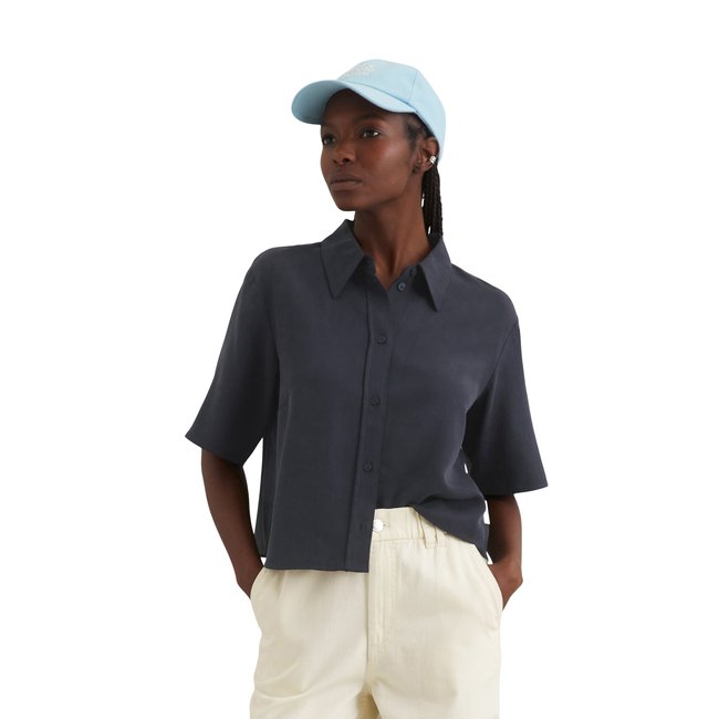 Chemisier crop relaxed en TENCEL™ Lyocell - MARC O’POLO DENIM