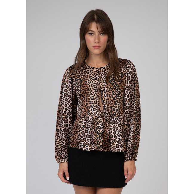 BLOUSE SOMELIE louvy chocolat <span itemprop=