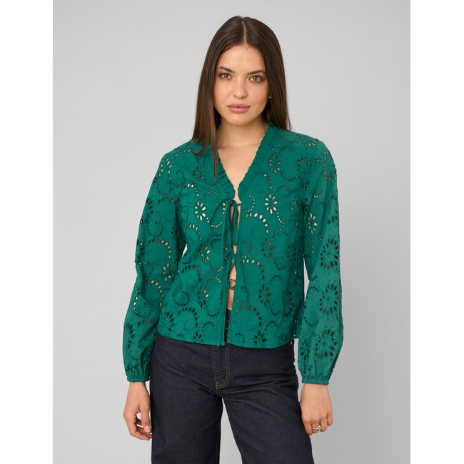 Blouse brodée ajourée - BZB