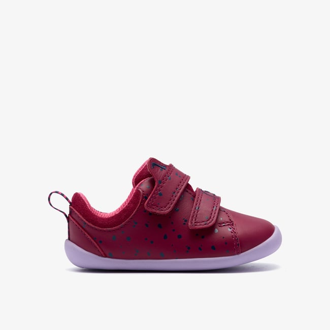 Escarpins Cuir Coupe Large ROAMER WISH T rouge <span itemprop=