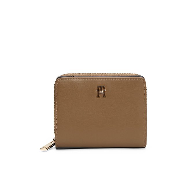 Porte-monnaie zippé, TH ICON  taupe <span itemprop=