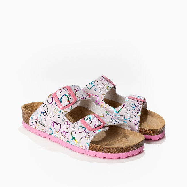 Sandales ATLAS pour enfant blanc <span itemprop=