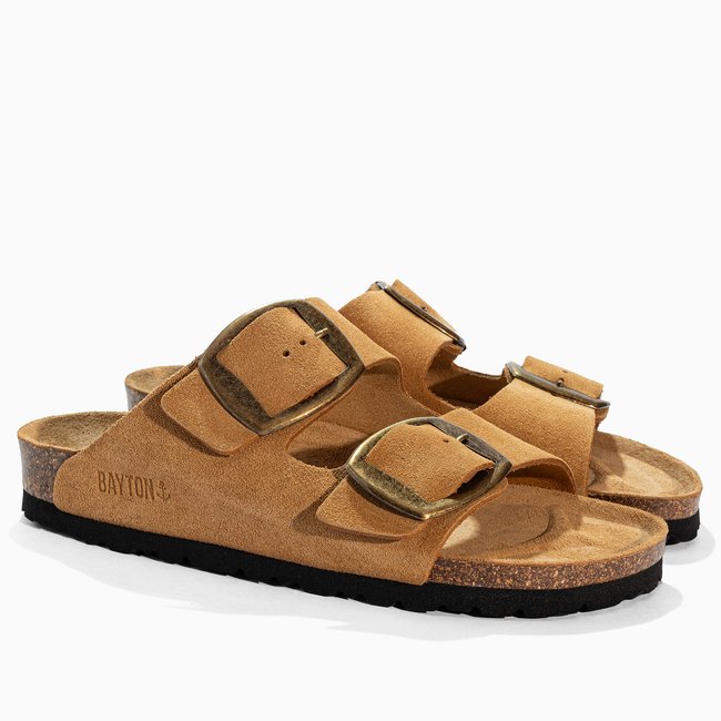 Sandales en cuir suédé ALICANTE pour femme - BAYTON