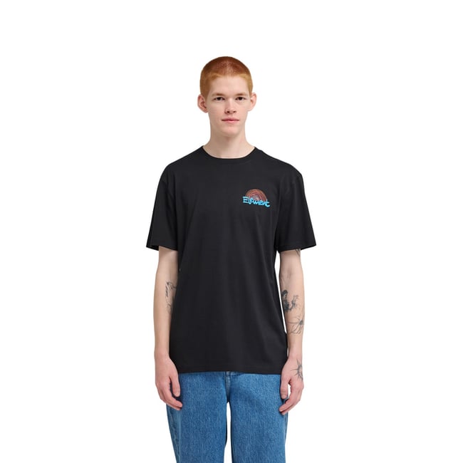 T-Shirt manches courtes SOUND WAVES noir flint black <span itemprop=