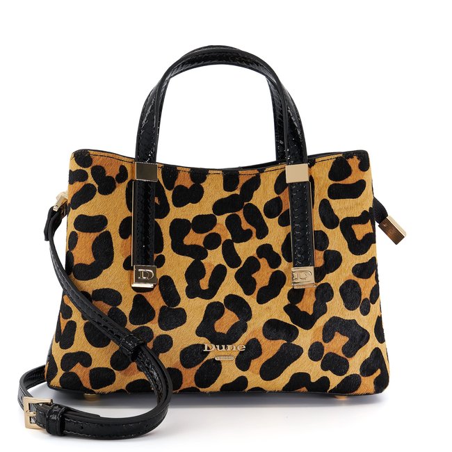 Mini sac de ville non doublé - DINKIEDORRIE léopard <span itemprop=
