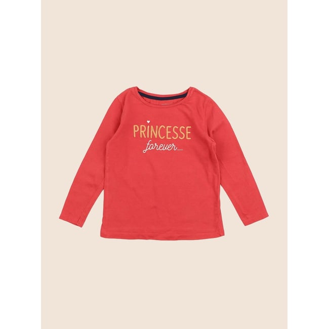 Tee-shirt - Très bon état rouge <span itemprop=