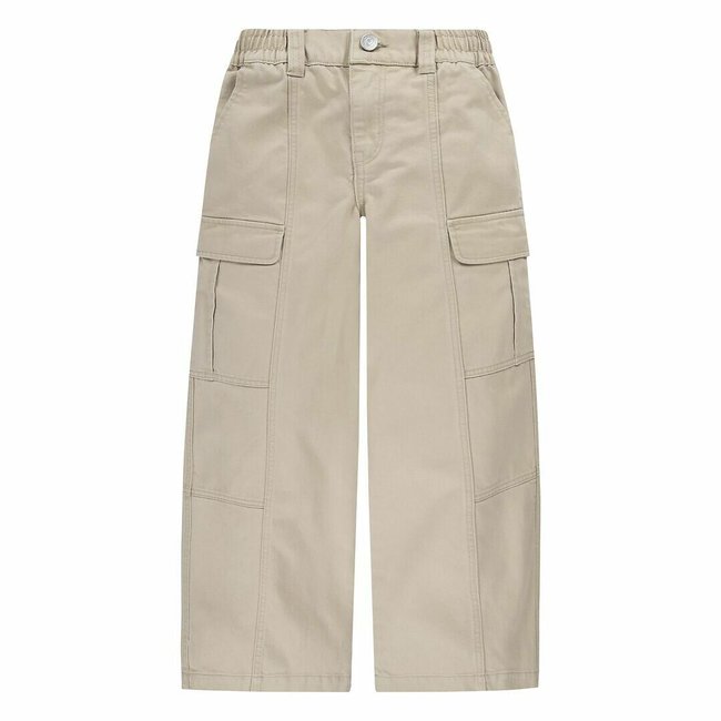 Weite Cargohose beige <span itemprop=