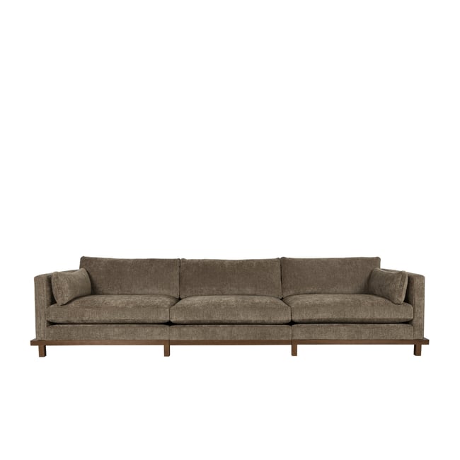 Canapé 3 places en tissu BLOSSOM Couleur vert <span itemprop=