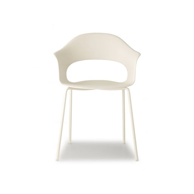 Chaise design empilable en technopolymère, LADY B - SCAB DESIGN