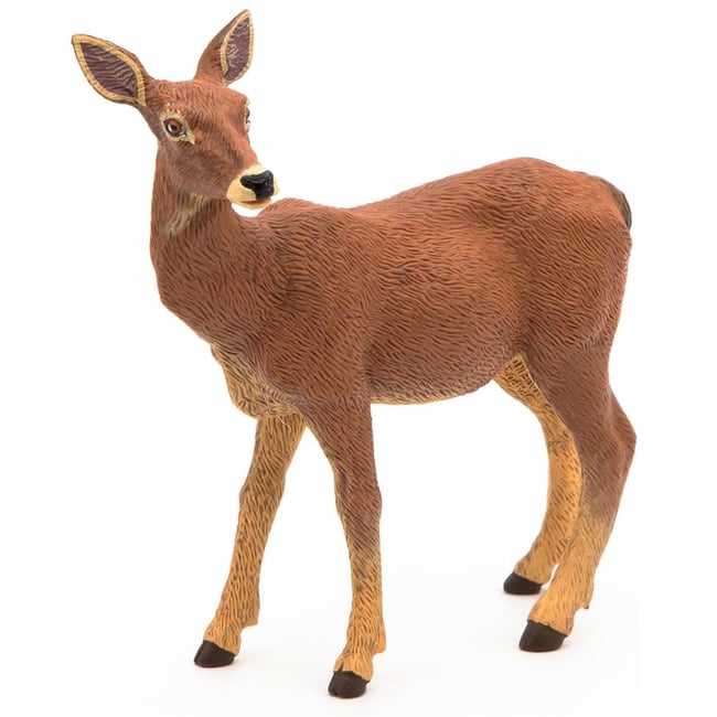 Figurine Biche marron <span itemprop=