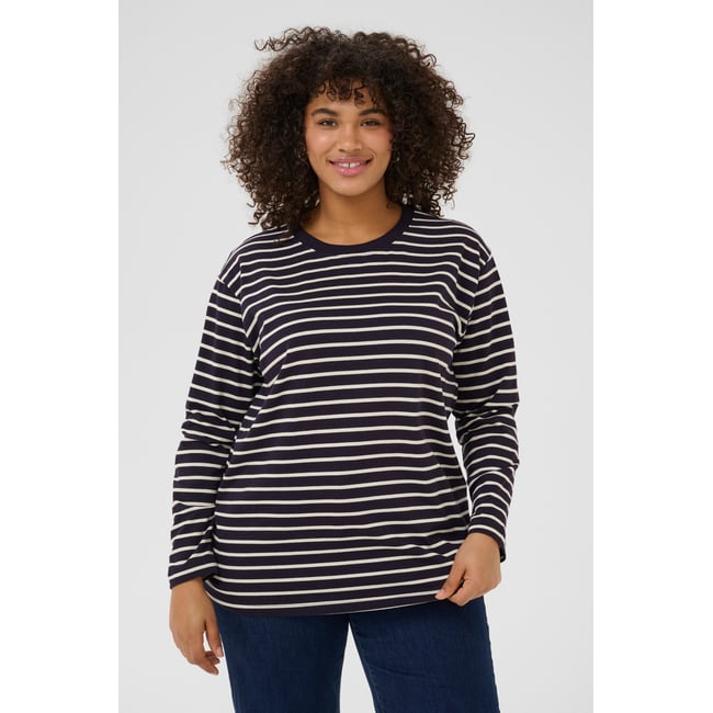 T-shirt à manches longues - KAFFE CURVE