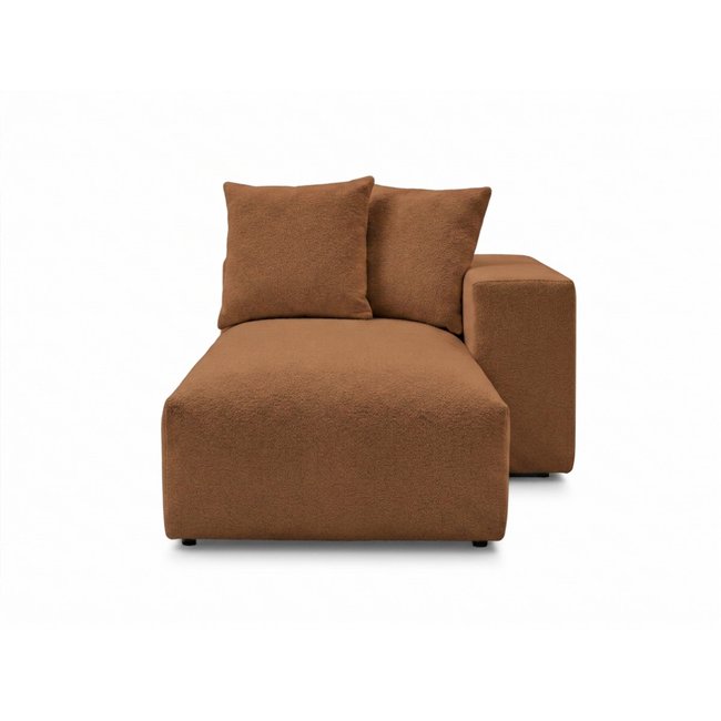 Méridienne pour canapé modulable 1 place(s) en tissu chiné, VOLTAIRE - BOBOCHIC