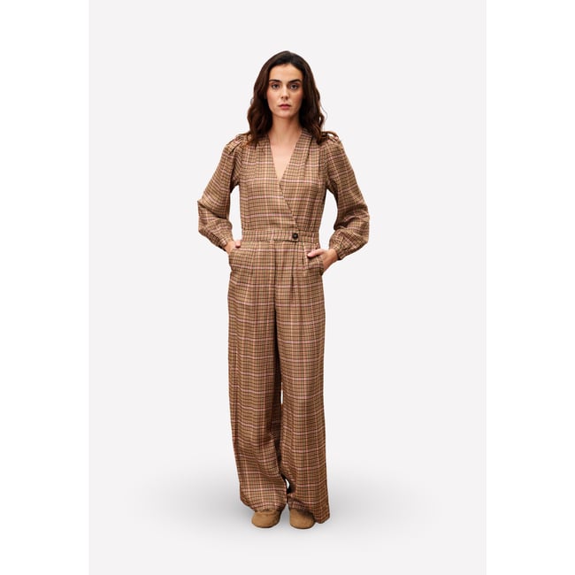 Combinaison  GINGER marron ocre <span itemprop=